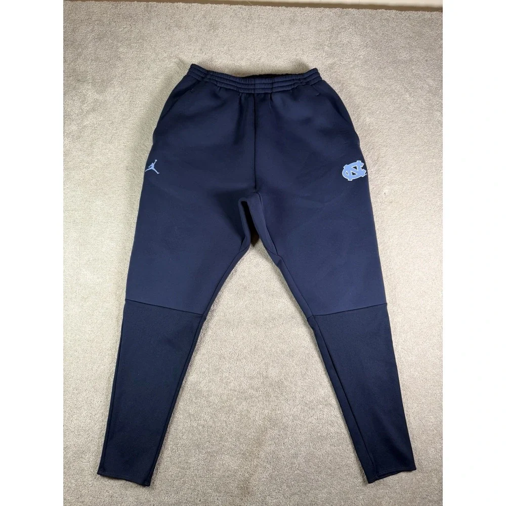 Jordan UNC Tar Heels Spotlight Fleece Pants Men's Large Navy Basketball Max